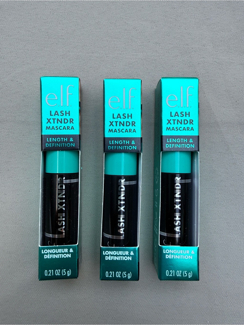 e.l.f. Lash Xtndr Mini Mascara - Black (3 Pack)
